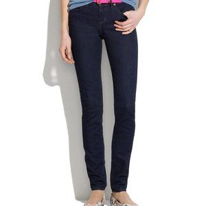 Madewell Mid Rise Skinny Skinny Jean, Dark Wash - Size 27 x 32